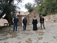 Την Ιερά Μονή Ομπλού επισκέφθηκε ο Φωκίων Ζαΐμης