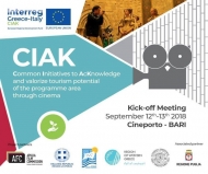 Η Περιφέρεια Δυτικής Ελλάδας προσελκύει τη βιομηχανία του κινηματογράφου μέσω του ευρωπαϊκού έργου CIAK, στο πλαίσιο του προγράμματος ΙNTERREG V-A Ελλάδα-Ιταλία
