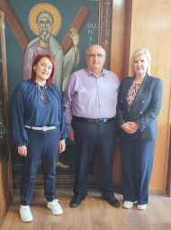 Συνάντηση της Αντιπεριφερειάρχη Γεωργίας Ντάτσικα με τις πρυτανικές αρχές για τη φοιτητική μέριμνα