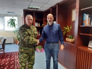 Τον Αντιπεριφερειάρχη Αχαΐας Χαράλαμπο Μπονάνο επισκέφθηκε ο Διοικητή ΚΕΤΧ Στυλιανός Καλαϊτζίδης
