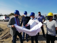 Επίσκεψη περιφερειάρχη Νεκταρίου Φαρμάκη στις υπό κατασκευή σχολικές μονάδες του δήμου Ανδραβίδας - Κυλλήνης