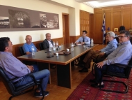 Συνάντηση Αντιπεριφερειάρχη Π.Ε. Ηλείας Βασίλη Γιαννόπουλου με τη Διοικητική Επιτροπή του Επιμελητηρίου Ηλείας