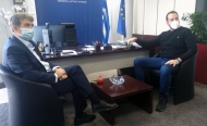 Σύσκεψη υπό τον υπουργό Προστασίας του Πολίτη Μ. Χρυσοχοϊδη στην Περιφέρεια Δυτικής Ελλάδας, για την αύξηση κρουσμάτων COVID-19 στην Πάτρ