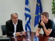 Συνάντηση του Περιφερειάρχη Απόστολου Κατσιφάρα, με αντιπροσωπεία της Κολυμβητικής Ομοσπονδίας Ελλάδας