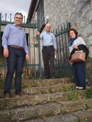 Ο Φ. Ζαΐμης επισκέφθηκε το Καλέντζι για την ανακαίνιση της οικίας του Γεωργίου Παπανδρέου