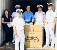 Παραδόθηκαν τρία drones από τον Αντιπεριφερειάρχη Φωκίωνα Ζαΐμη στα στελέχη του Λιμενικού Σώματος