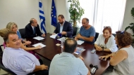 Συνάντηση του Περιφερειάρχη Απόστολου Κατσιφάρα με την Διοικούσα Επιτροπή του ΤΕΕ Δυτ. Ελλάδας