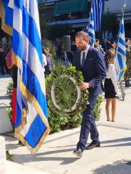 Δήλωση Περιφερειάρχη Δυτικής Ελλάδας Νεκτάριου Φαρμάκη για την επέτειο της 28ης Οκτωβρίου