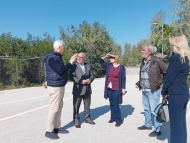 Επίσκεψη Φωκίωνα Ζαΐμη και Παναγιώτη Σακελλαρόπουλου στο Αεροδρόμιο Αράξου