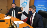 Αυγενάκης και Φαρμάκης υπέγραψαν Προγραμματική Σύμβαση για την ανάπλαση της Αγυιάς, την αναβάθμιση των εγκαταστάσεων του ΠΕΑΚ Πάτρας και του Παπαχαραλάμπειου Ναυπάκτου
