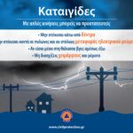 Επιδείνωση του καιρού με κατά τόπους ισχυρές βροχές και καταιγίδες